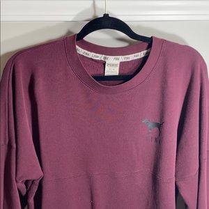 PINK Cheetah print pullover